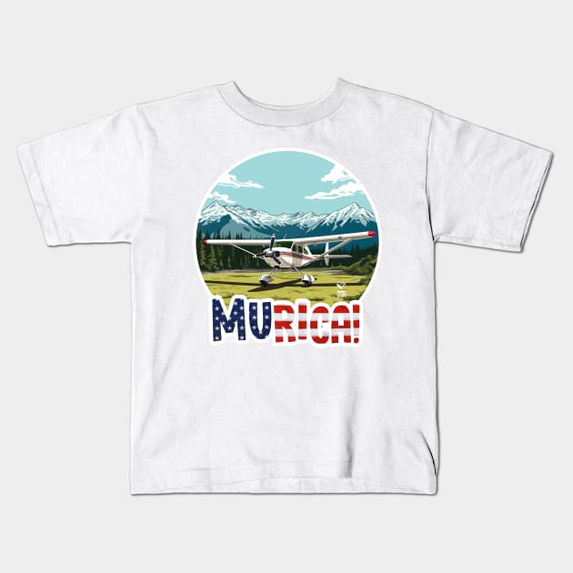 MURICA - Pilot Life i Kids T-Shirt by mutu.stuff